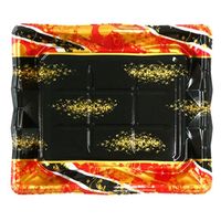 エフピコ 寿司容器 氷河3-6 本体 流華赤 45480306 1ケース(400個(50個×（直送品）