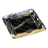 エフピコ 寿司容器 大波皿3-3 本体 山瀬青 45910303 1ケース(900個(50個×18)（直送品）