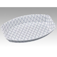 エフピコ 発泡トレー FL芝舟21-14 網ブルー 46248214 1ケース(1200個(50個×24)（直送品）