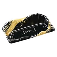 エフピコ 刺身容器 豊山24-14 本体 黒波金 46642414 1ケース(1000個(50個×20)（直送品）