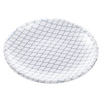 エフピコ 刺身容器 丸皿-19 網ブルー 46S00019 1ケース(1200個(100個×12)（直送品）