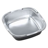 エフピコ 発泡トレー 重ね桶17-17(47) デラックス黒 47111717 1ケース(1000個(50個×20)（直送品）