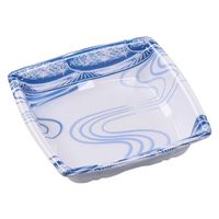 エフピコ 軽食容器 角盛鉢13-13(30) 本体 水紋青 49231133 1ケース(1500個(50個×30)（直送品）