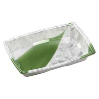 エフピコ 軽食容器 角盛鉢18-12(30) 本体 笹氷 49235183 1ケース(1200個(50個×24)（直送品）