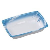 エフピコ 軽食容器 角盛鉢18-12(38) 本体 清涼 49236182 1ケース(1200個(50個×24)（直送品）