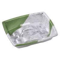 エフピコ 軽食容器 角盛鉢15-12(30)A 笹氷 49244152 1ケース(1200個(50個×24)（直送品）