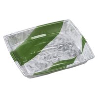 エフピコ 軽食容器 角盛鉢20-17(30)A 笹氷 49244207 1ケース(600個(50個×12)（直送品）