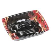 エフピコ 軽食容器 角盛鉢15-12(30)A 舞姫赤 49247152 1ケース(1200個(50個×24)（直送品）