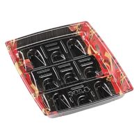 エフピコ 惣菜容器 角盛鉢24-20(30)Dタテ 舞姫赤 49257421 1ケース(400個(50個×8)（直送品）