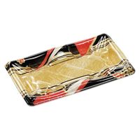 エフピコ 寿司容器 輝ステージ1-3PK 本体 角みやび赤 49860103 1ケース(1500個(50個×30)（直送品）