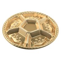 エフピコ オードブル容器 シェルトプラッター丸30浅 本体 金 49900302 1ケース(200個(10個×20)（直送品）