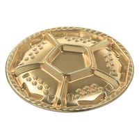 エフピコ オードブル容器 シェルトプラッター丸40 本体 金 49900400 1ケース(150個(10個×15)（直送品）