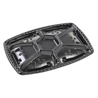 エフピコ オードブル容器 シェルト角39-28 本体 黒 49923928 1ケース(150個(10個×（直送品）