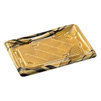 エフピコ 寿司容器 彩風2-4 本体 はくざ金彩 4A640204 1ケース(900個(50個×（直送品）