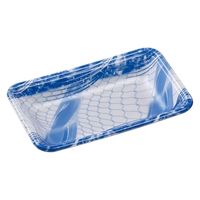 エフピコ 発泡トレー FLB-A12-30 海氷青 4B100126 1ケース(2100個(100個×21)（直送品）