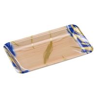 エフピコ 発泡トレー FLB-Y14-25 風紋木目青 4B822144 1ケース(1200個(100個×12)（直送品）