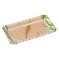 エフピコ 発泡トレー FLB-Y14-25 風紋木目緑 4B832144 1ケース(1200個(100個×12)（直送品）