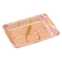 エフピコ 発泡トレー FLB-Y18-33 風紋木目ピンク 4B852189 1ケース(900個(100個×9)（直送品）
