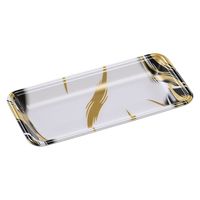 エフピコ 発泡トレー FLB-Y12-25 風紋黒 4B872124 1ケース(1500個(100（直送品）