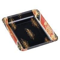 エフピコ 発泡トレー FLB-A25-30 流華赤 4B890256 1ケース(900個(100個×9)（直送品）