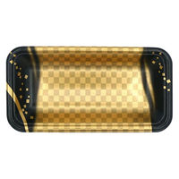 エフピコ 発泡トレー FLB-A10-25 波格子金 4B980104 1ケース(2700個(100個×27)（直送品）