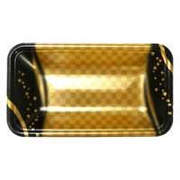 エフピコ 発泡トレー FLB-A11-30 波格子金 4B980116 1ケース(2400個(100個×24)（直送品）