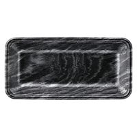 エフピコ 発泡トレー FLB-Y12-30 エコ黒木銀 4B992126 1ケース(1500個(100個×15)（直送品）