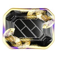 エフピコ 寿司容器 美彩2-3 本体 金フチ扇紫 4C100231 1ケース(900個(50個×18)（直送品）