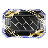 エフピコ 寿司容器 美彩2-4 本体 しずく岩青 4C100242 1ケース(900個(50個×18)（直送品）