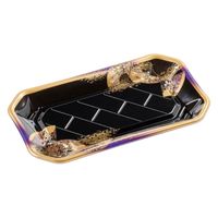 エフピコ 寿司容器 美彩2-5 本体 金フチ扇紫 4C100251 1ケース(800個(50個×16)（直送品）