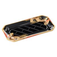 エフピコ 寿司容器 美彩2-6 本体 金フチ扇 4C100268 1ケース(600個(50個×12)（直送品）