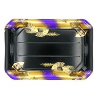 エフピコ 寿司容器 美彩3-8 本体 金フチ扇紫 4C100381 1ケース(300個(10個×30)（直送品）