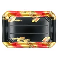 エフピコ 寿司容器 美彩3-8 本体 金フチ扇 4C100388 1ケース(300個(10個×30)（直送品）