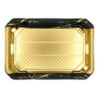 エフピコ 寿司容器 美彩3-8 本体 箔市松金 4C100389 1ケース(300個(10個×30)（直送品）