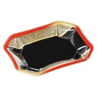 エフピコ 刺身容器 美彩16-13 本体 まき絵赤金 4C101638 1ケース(1500個(50個×30)（直送品）