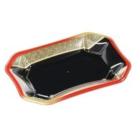 エフピコ 鮮魚トレー 美彩18-13 本体 まき絵赤金 4C101838 1ケース(1400個(50個×28)（直送品）