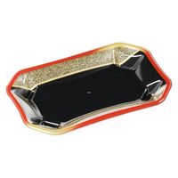 エフピコ 刺身容器 美彩20-13 本体 まき絵赤金 4C102038 1ケース(1200個(50個×24)（直送品）