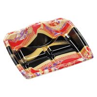 エフピコ 刺身容器 宝山20-16 本体 羽織赤 4C150166 1ケース(800個(50個×（直送品）