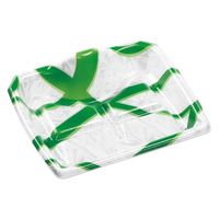 エフピコ 刺身容器 宝山20-17 本体 サークル緑 4C150175 1ケース(600個(50個×12)（直送品）