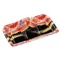 エフピコ 刺身容器 宝山24-14 本体 羽織赤 4C154146 1ケース(800個(50個×（直送品）