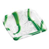 エフピコ 刺身容器 宝山15-14 本体 サークル緑 4C155145 1ケース(1200個(50個（直送品）