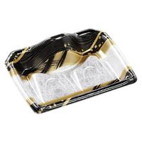 エフピコ 刺身容器 宝山18-14 本体 雪舟金 4C158147 1ケース(1000個(50個×20)（直送品）