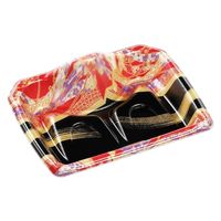 エフピコ 刺身容器 宝山18-14 本体 羽織赤 4C158146 1ケース(1000個(50個×20)（直送品）