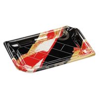 エフピコ 寿司容器 しおり2-4帯おり赤 4C182046 1ケース(900個(50個×18)（直送品）