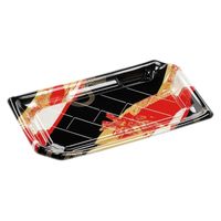 エフピコ 寿司容器 しおり2-5帯おり赤 4C182056 1ケース(800個(50個×16)（直送品）