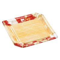 エフピコ 寿司容器 しおり3-3あさぎ赤 4C183032 1ケース(900個(50個×18)（直送品）