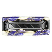 エフピコ 寿司容器 大波皿1-6(V1) 本体 なみ穂青 4C407106 1ケース(1000個(50個×20)（直送品）
