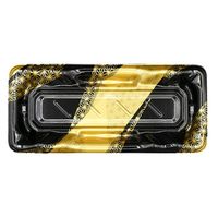 エフピコ 寿司容器 大波皿1-5(V1) 本体 麻帯金 4C409105 1ケース(1000個(50個×20)（直送品）