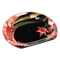 エフピコ 寿司容器 半月皿24-21(V1) 風花赤 4C443241 1ケース(600個(50個×12)（直送品）