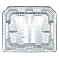 エフピコ 寿司容器 Sステ18-15巻台 本体 メッシュ銀 4C481815 1ケース(600個(50個×12)（直送品）